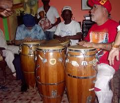 Cours de percussion à la Havane